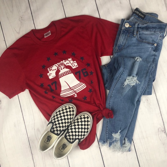 ✰ 3/$20 Charlie Hustle 4th of July tee - Picture 3 of 4